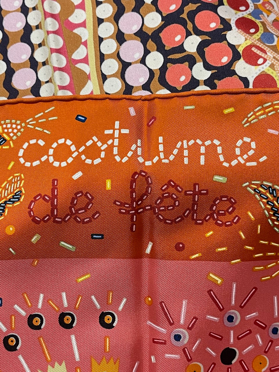 Foulard Hermes "Costume de Fete"