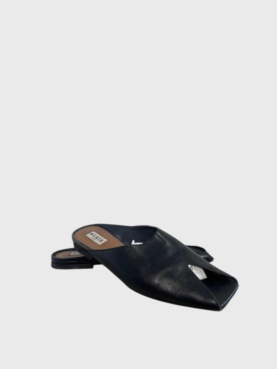 Mules Alaia Spike noires T.38