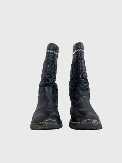 Bottes Chanel noires T.34,5