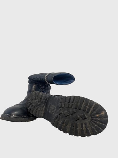 Bottes Chanel noires T.34,5
