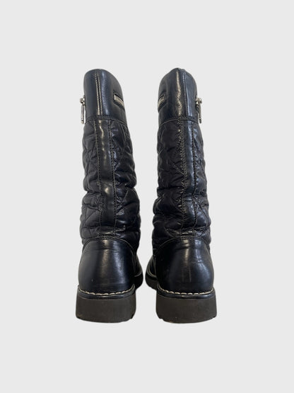 Bottes Chanel noires T.34,5