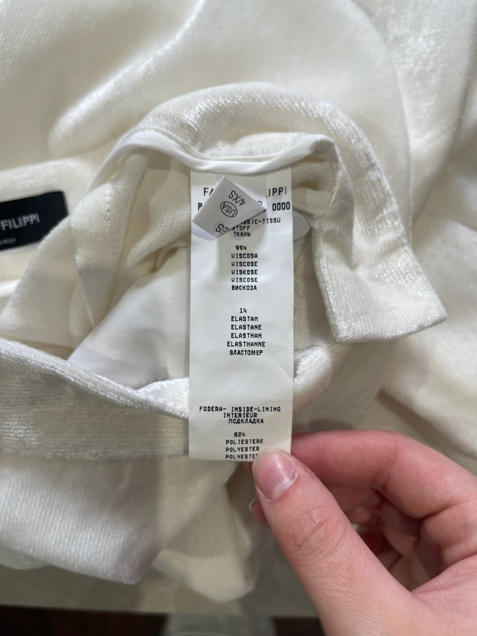 Pantalon Fabiana Filippi blanc T.36