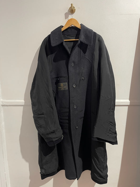 Manteau Balenciaga noir T.L