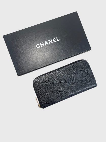 Portefeuille Chanel noir