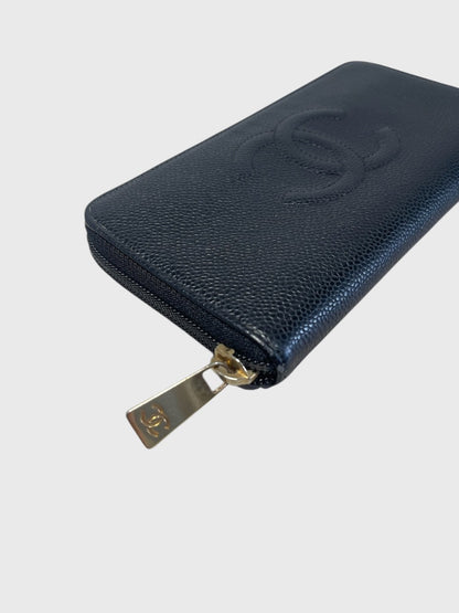 Portefeuille Chanel noir