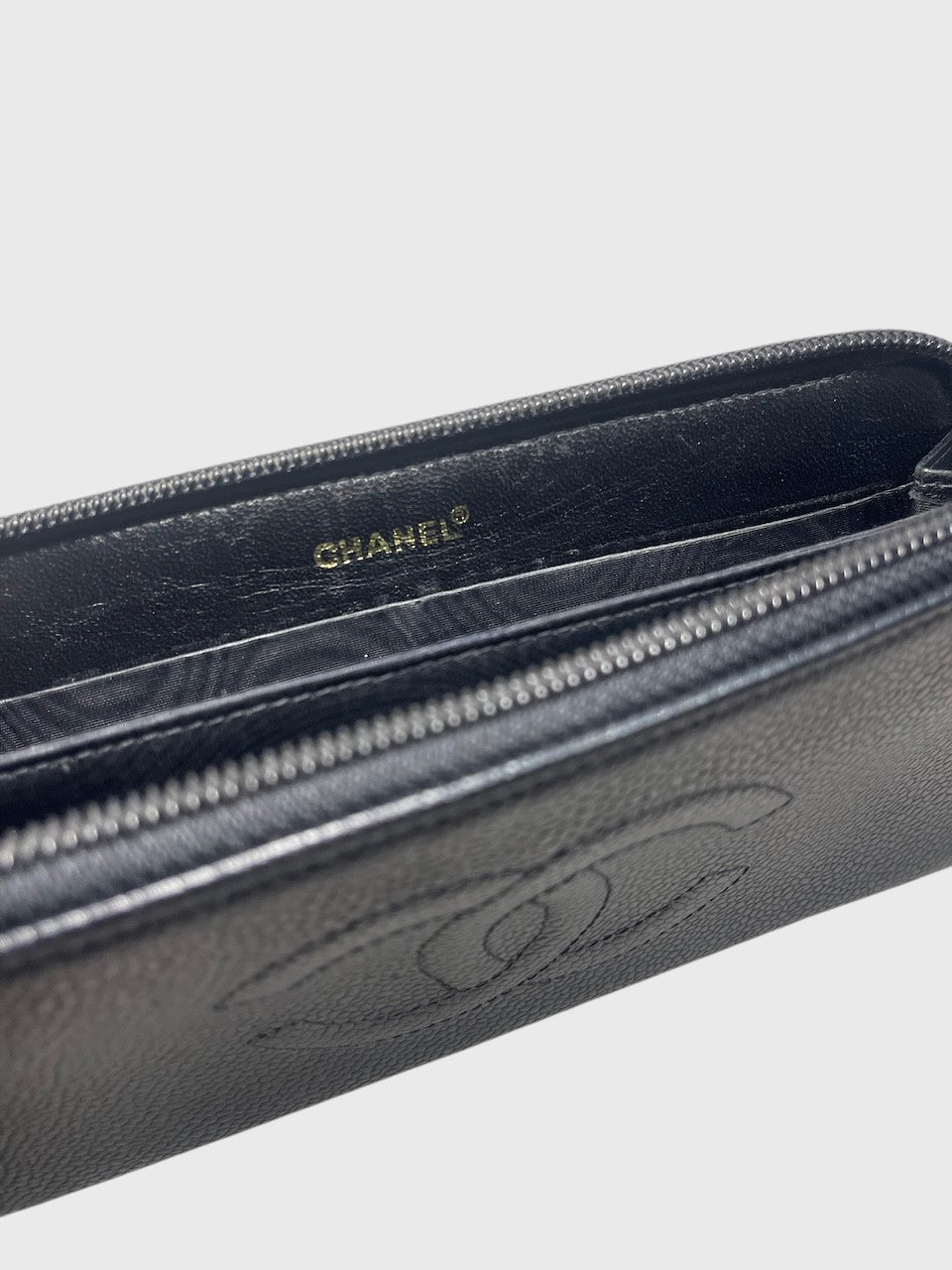 Portefeuille Chanel noir