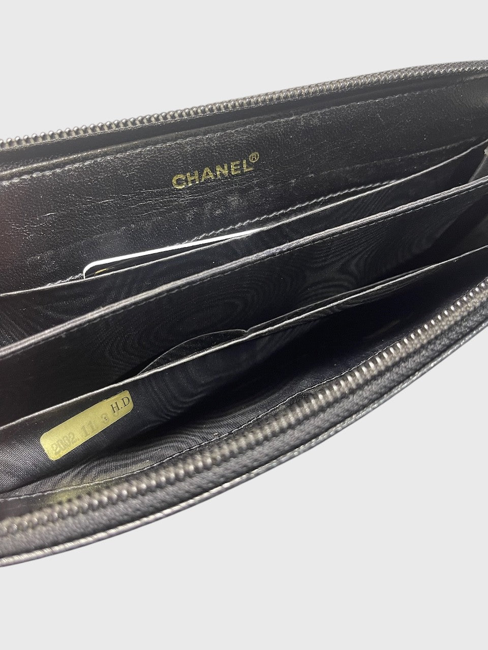 Portefeuille Chanel noir