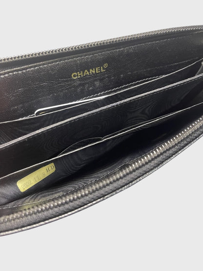 Portefeuille Chanel noir
