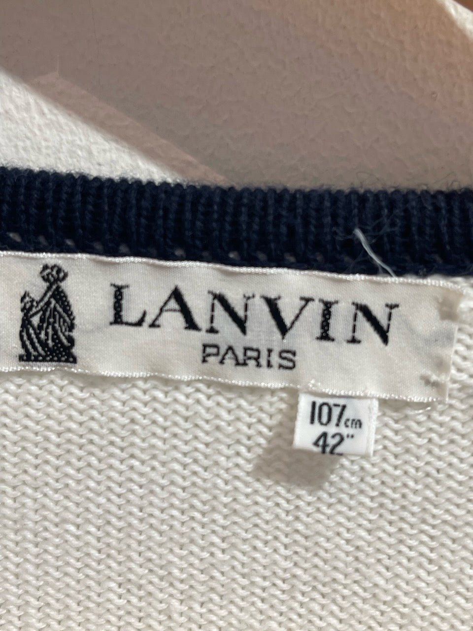 Gilet Lanvin blanc T.42