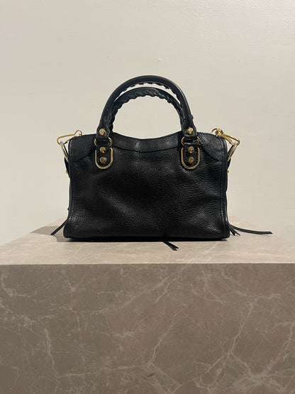 Sac Balenciaga Classic Metalic Mini noir