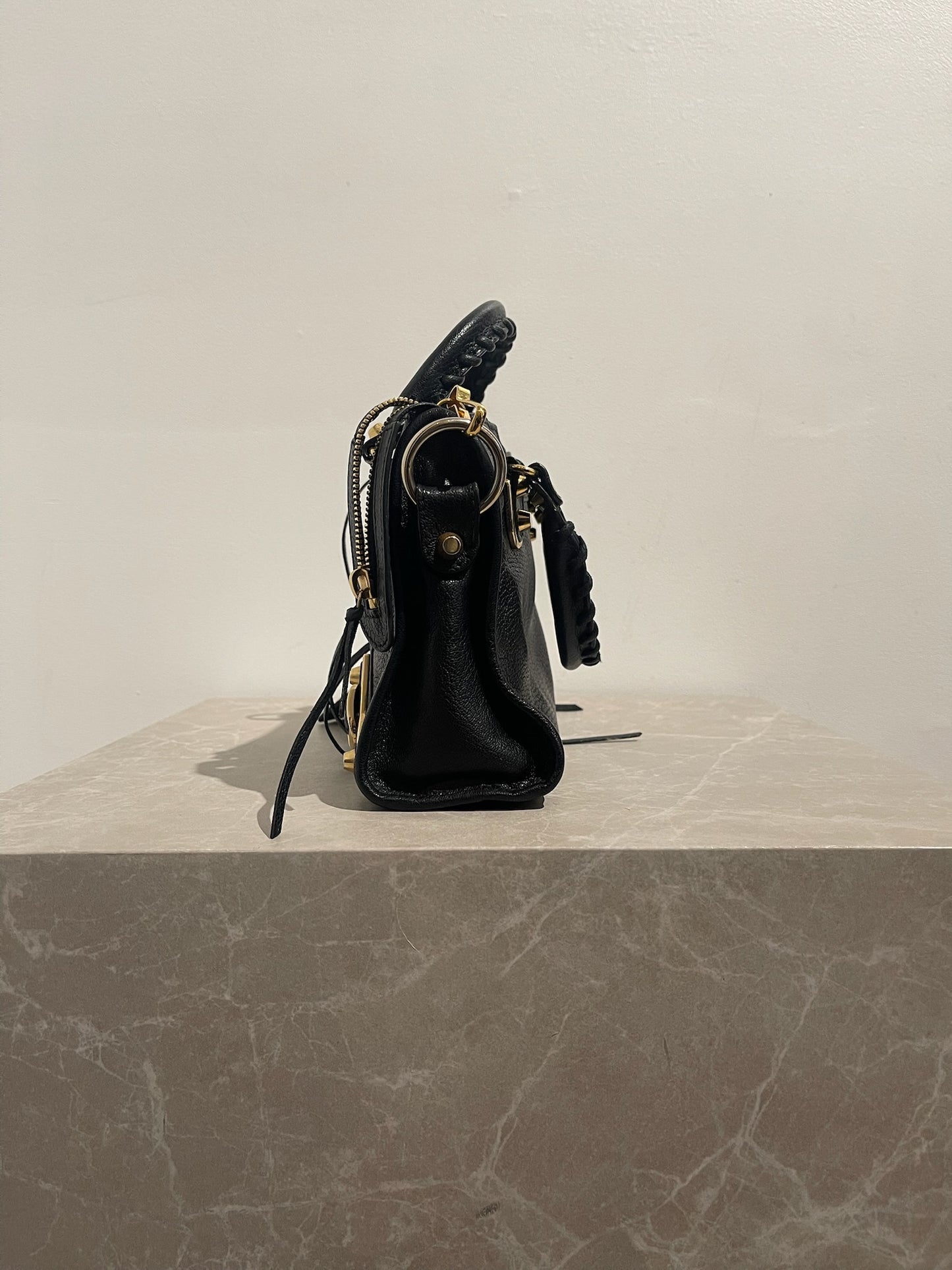 Sac Balenciaga Classic Metalic Mini noir