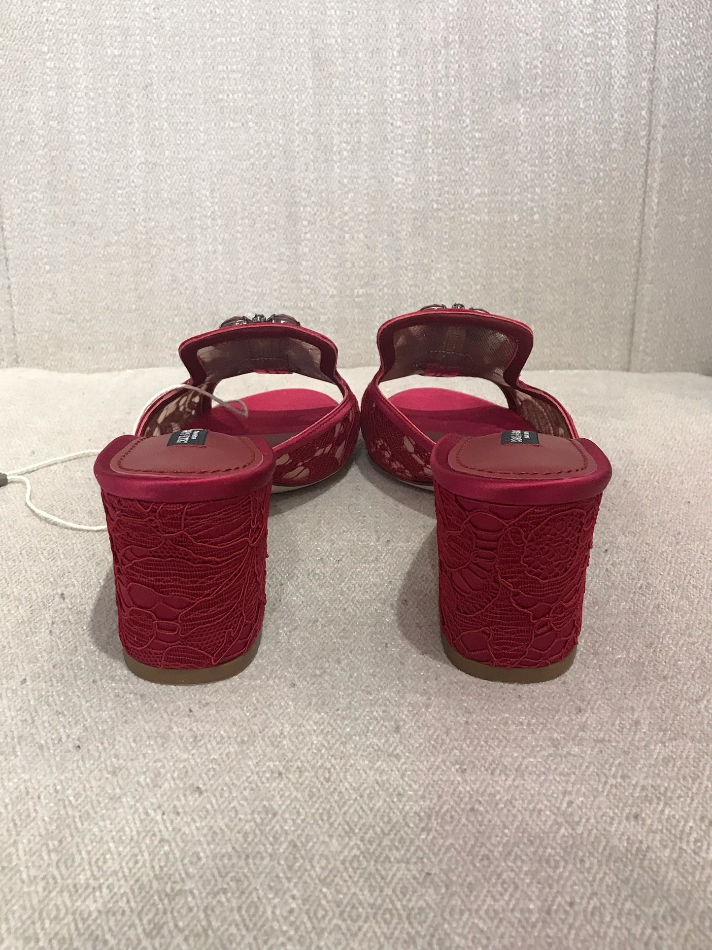 Sandales Dolce & Gabbana rouges T.36 NEUVES