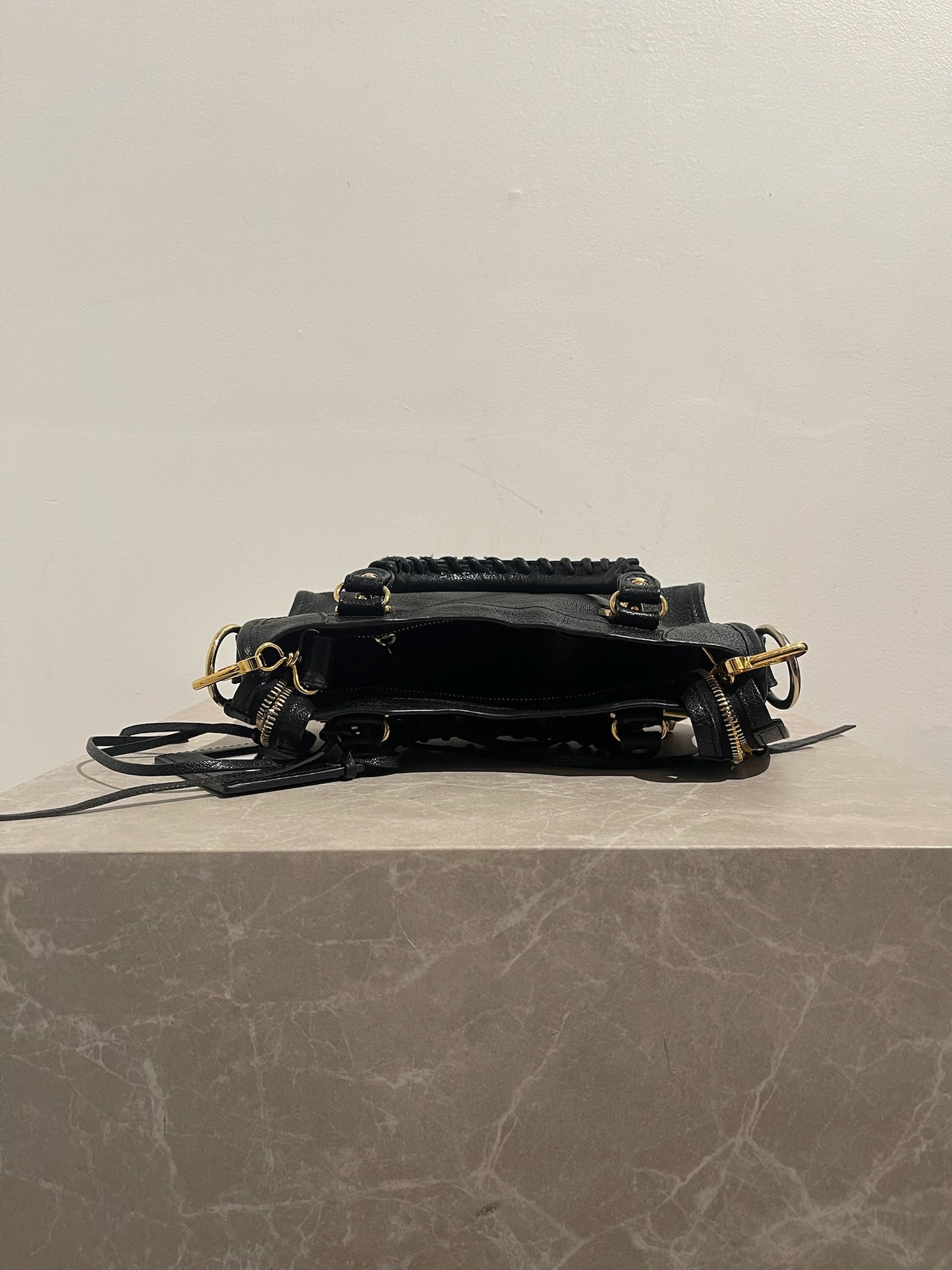 Sac Balenciaga Classic Metalic Mini noir