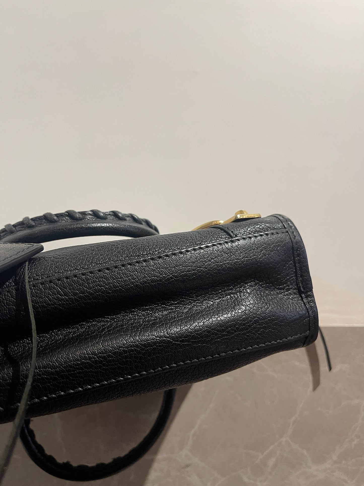 Sac Balenciaga Classic Metalic Mini noir