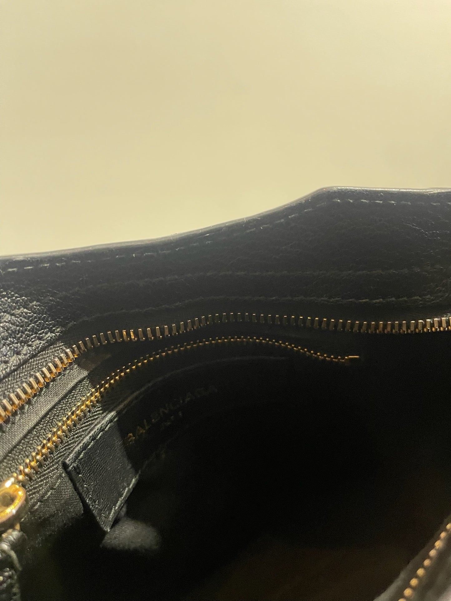 Sac Balenciaga Classic Metalic Mini noir
