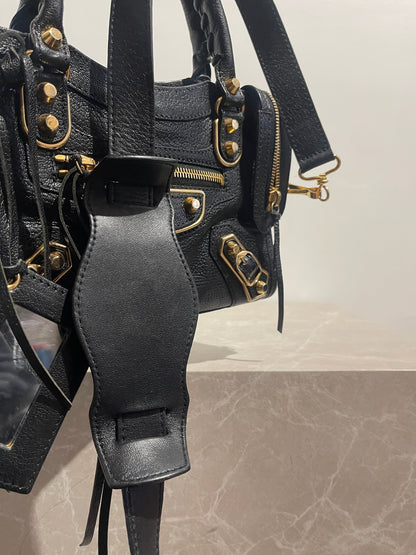 Sac Balenciaga Classic Metalic Mini noir