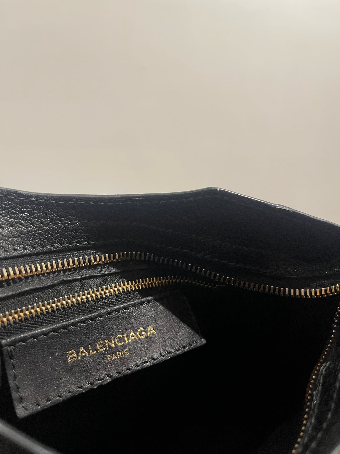 Sac Balenciaga Classic Metalic Mini noir
