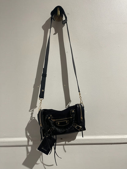 Sac Balenciaga Classic Metalic Mini noir