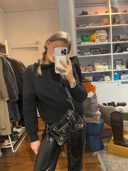 Sac Balenciaga Classic Metalic Mini noir