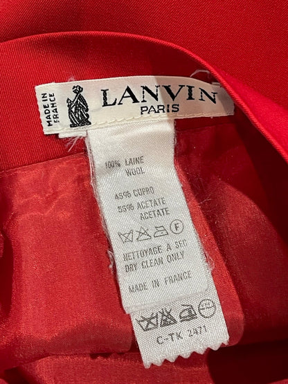 Jupe Lanvin rouge T.38