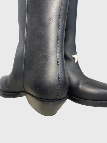 Bottes Dior noires T.36