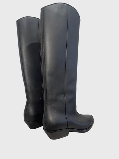 Bottes Dior noires T.36
