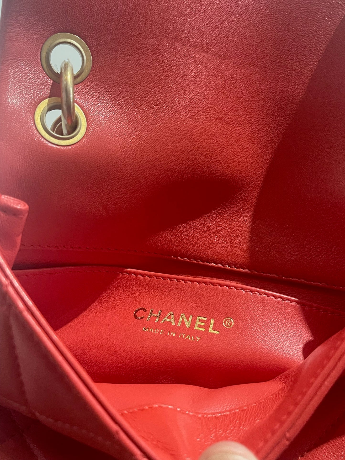 Sac Chanel rouge NEUF