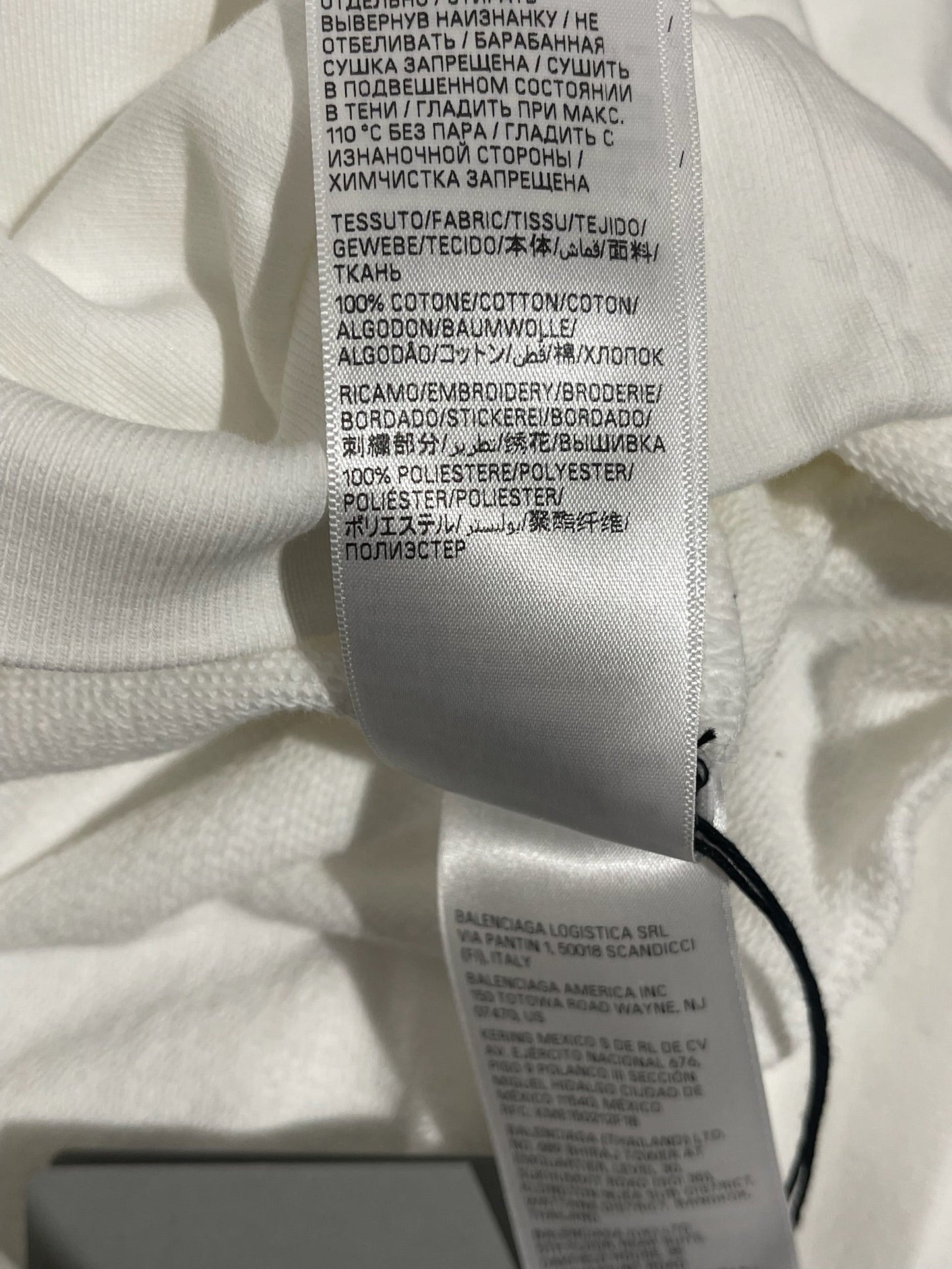 Sweat Balenciaga blanc T.L