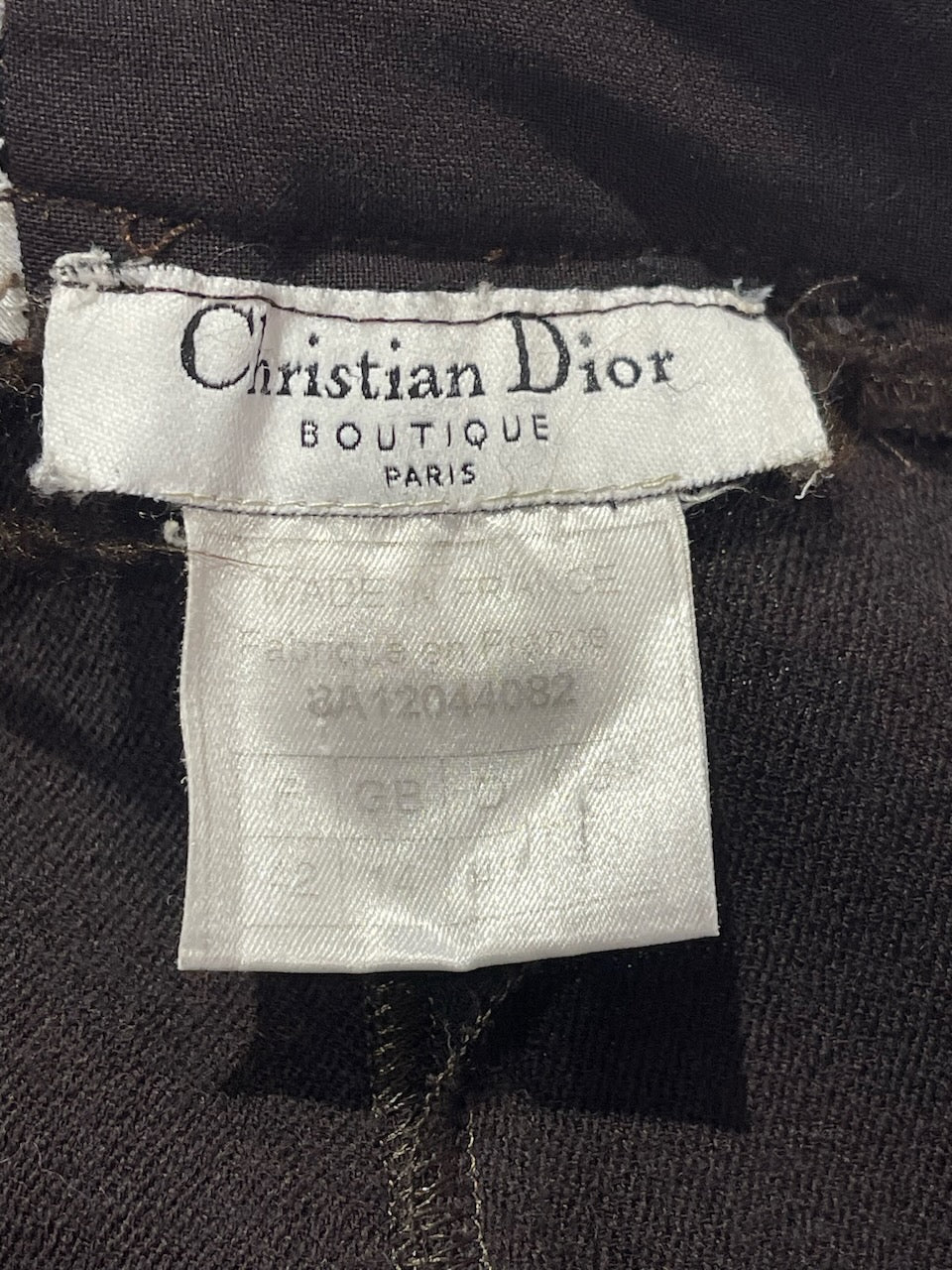 Pantalon Christian Dior marron T.42
