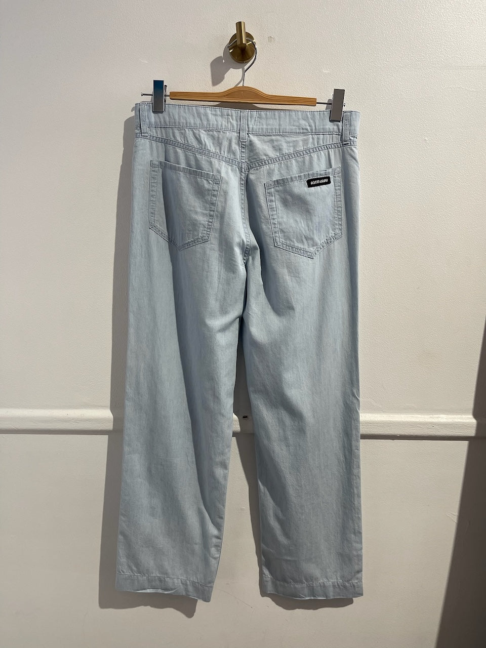 Pantalon Miu Miu bleu T.26