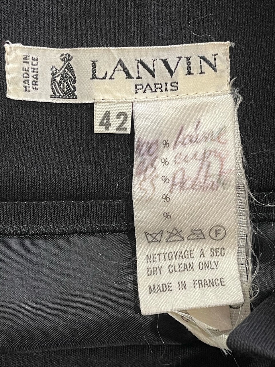 Jupe Lanvin noire T.42