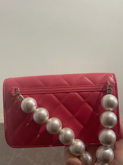 Mini Sac Chanel rose NEUF