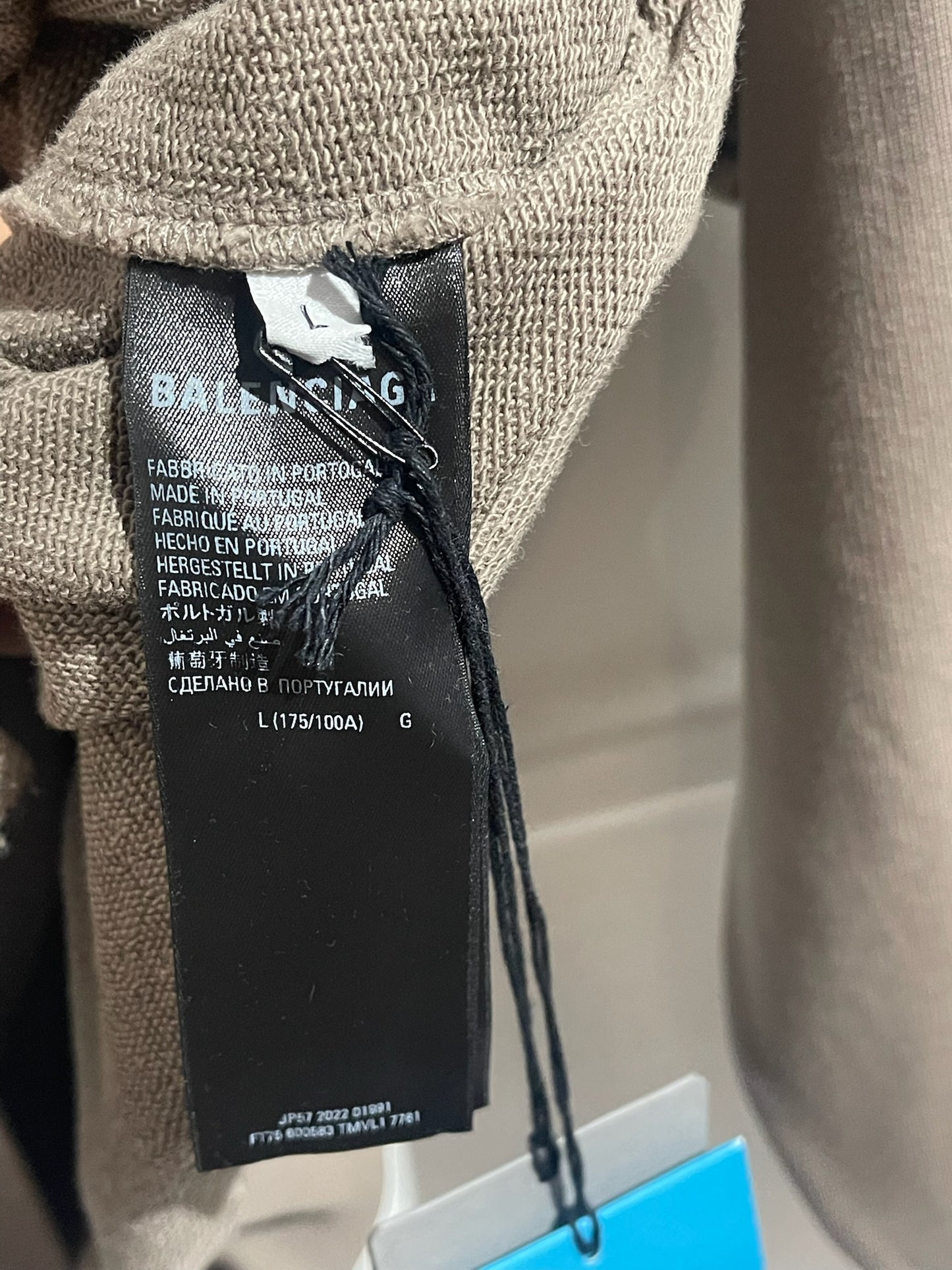Sweat Balenciaga taupe T.L