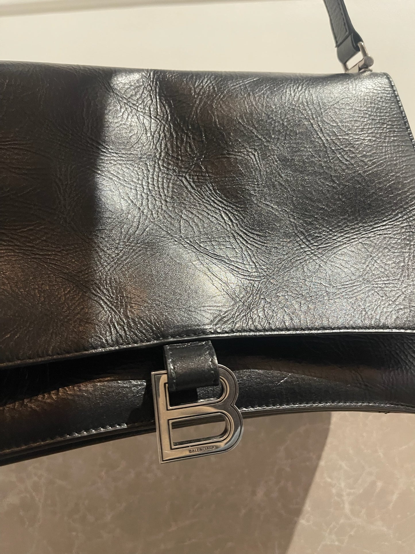 Sac Balenciaga Crush noir
