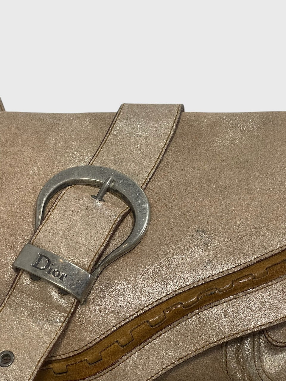 Sac Dior Gaucho beige