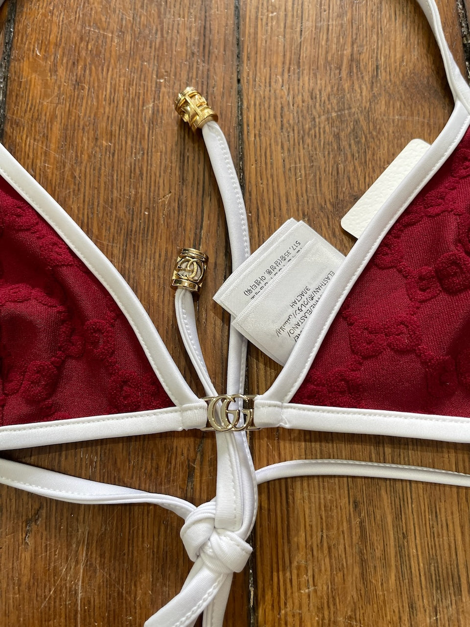 Maillot de bain Gucci rouge T.XS