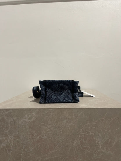 Sac Dior Book Tote mini bleu