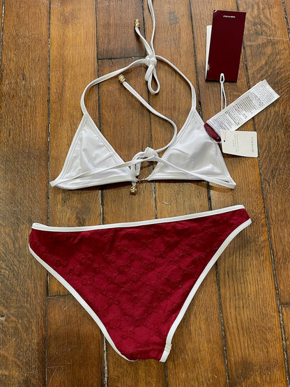 Maillot de bain Gucci rouge T.XS