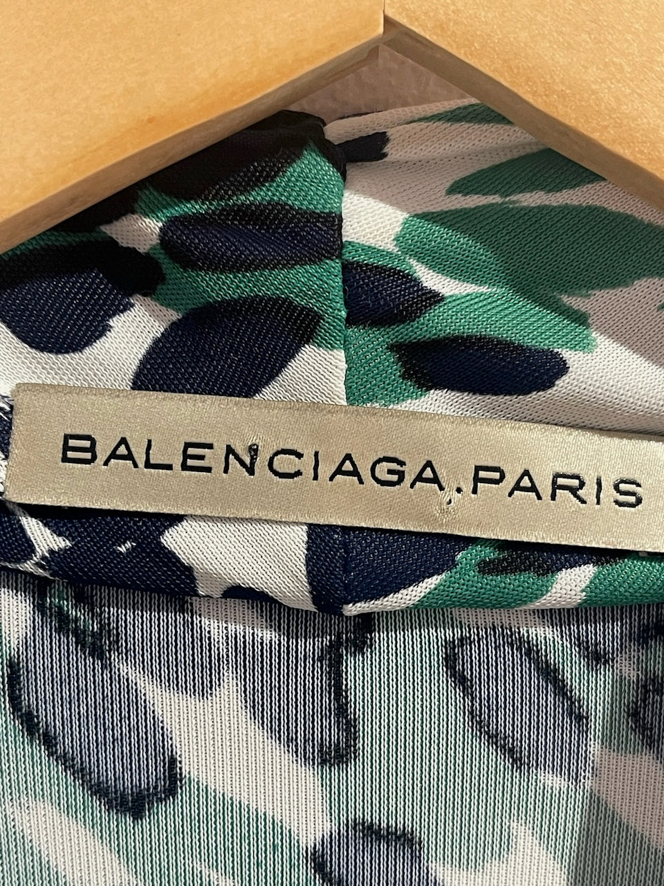 Robe Balenciaga verte T.38