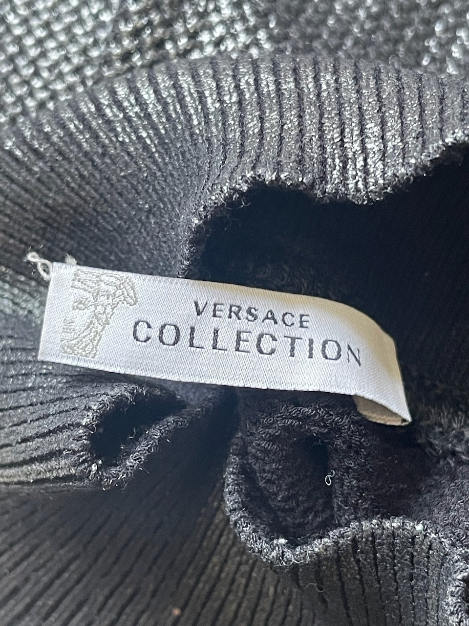 Top Versace noir T.38