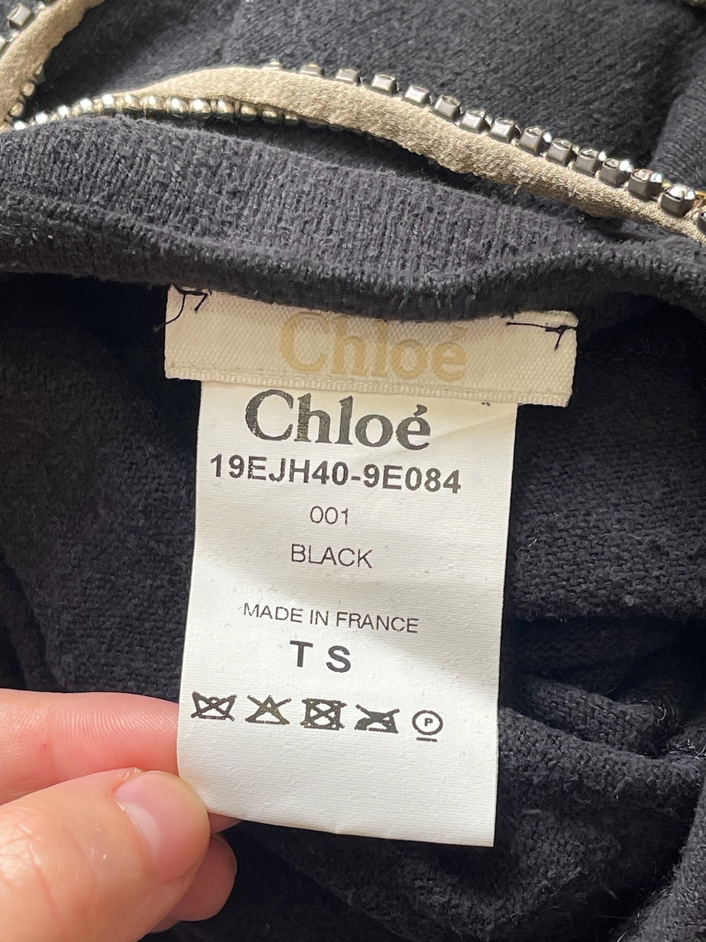 Top Chloé noir T.S