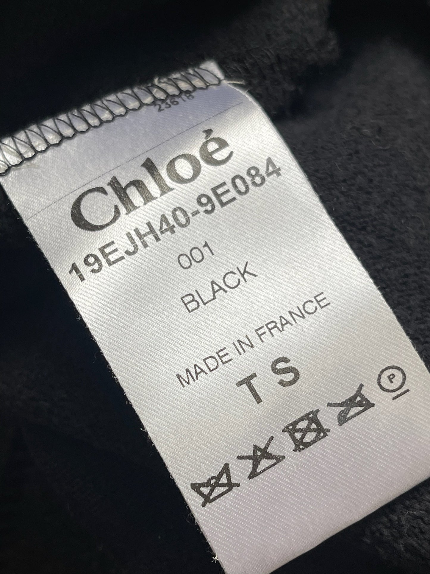 Top Chloé noir T.S