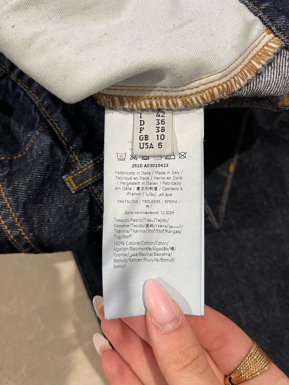 Jeans Moschino bleu T.38