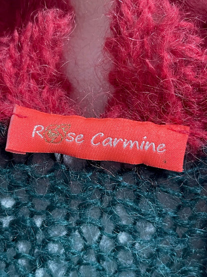 Gilet Rose Carmine vert / bleu T.U.