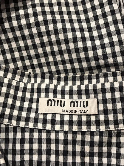 Chemise Miu Miu vichy T.34