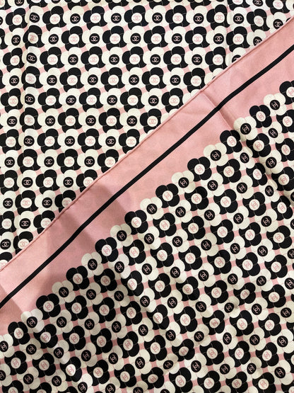 Foulard 90 Chanel rose