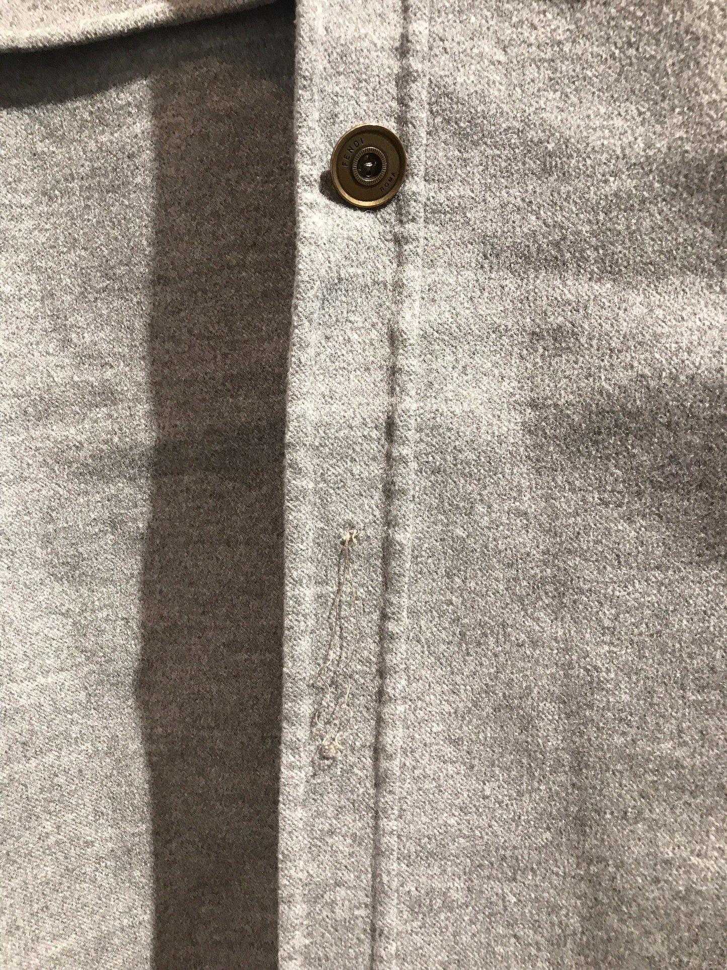 Manteau Fendi gris T.38