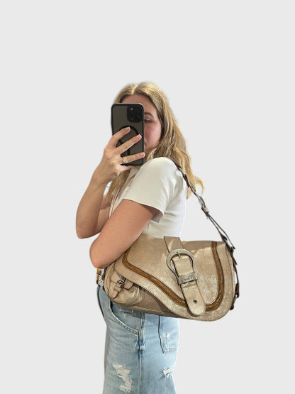 Sac Dior Gaucho beige