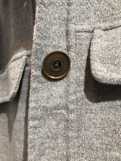 Manteau Fendi gris T.38