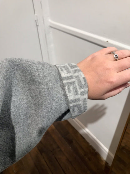 Manteau Fendi gris T.42